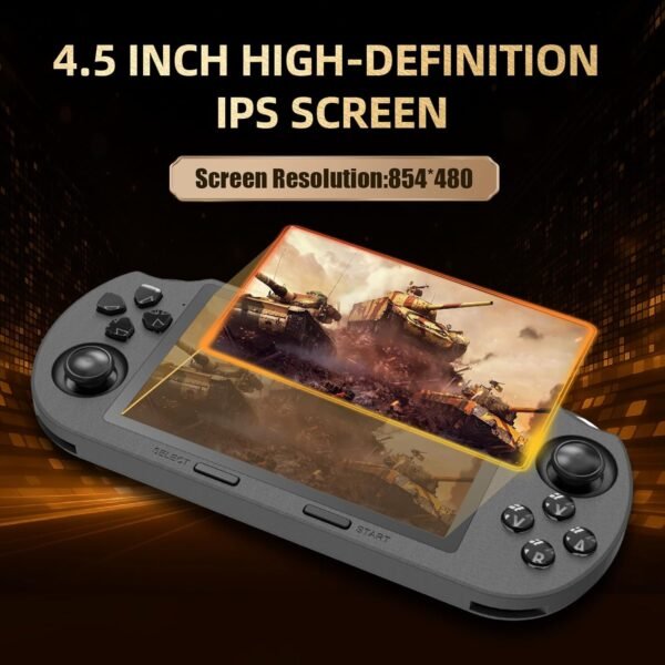 YLW SF3000 Retro Handheld Game Console – 4.5" IPS Screen, Built-in Classic Games - Image 7