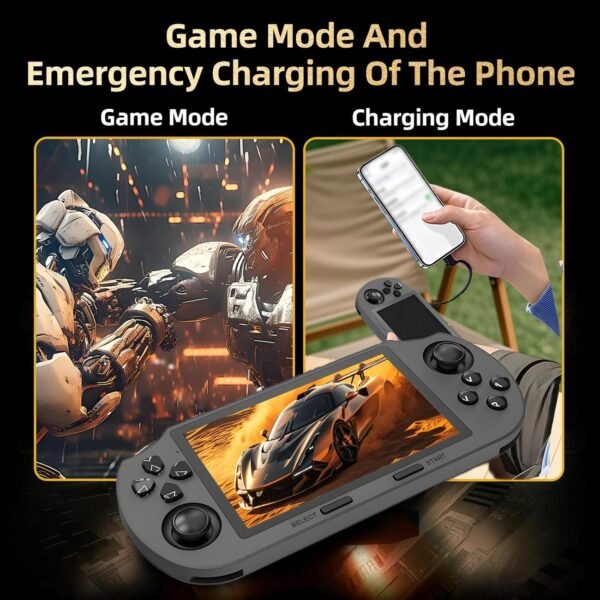 YLW SF3000 Retro Handheld Game Console – 4.5" IPS Screen, Built-in Classic Games - Image 6