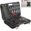 215Pcs Mechanic Tool Set – Complete Auto Repair Kit with Ratchet Wrenches, Sockets, Spanners, Bits & Hex Keys
